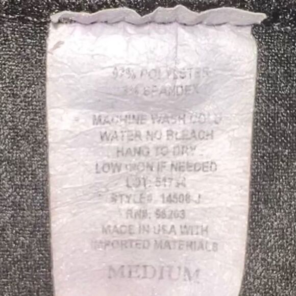 Olivia Rae, Black Textured Fit & Flare Dress Sleeveless Racerback Women’s Medium - Picture 9 of 10